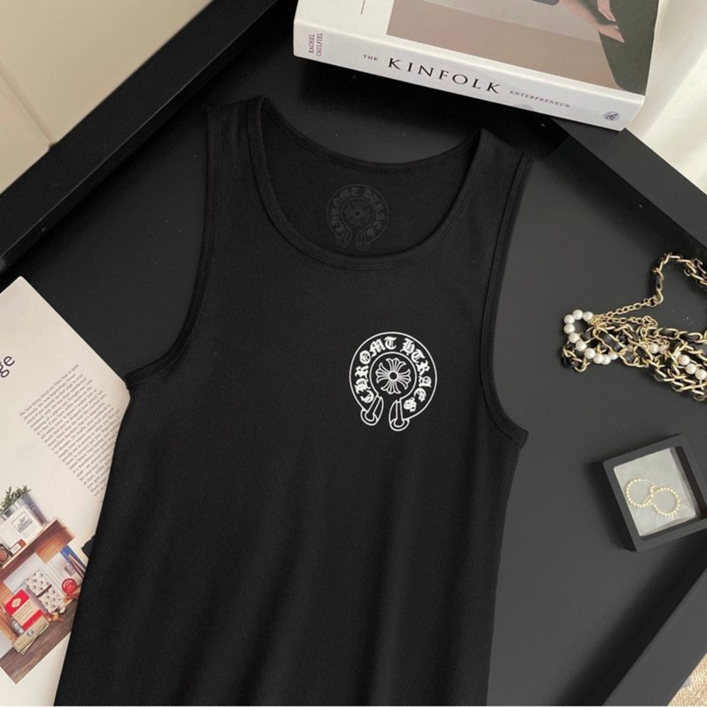 Chrome Hearts Horseshoe Logo Tank Dress Black - Picture 2 of 7